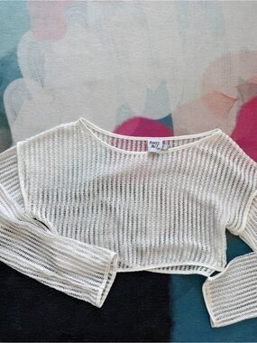 Princess Polly White Mesh Cover Up